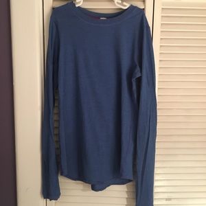 blue long sleeve ivivva shirt